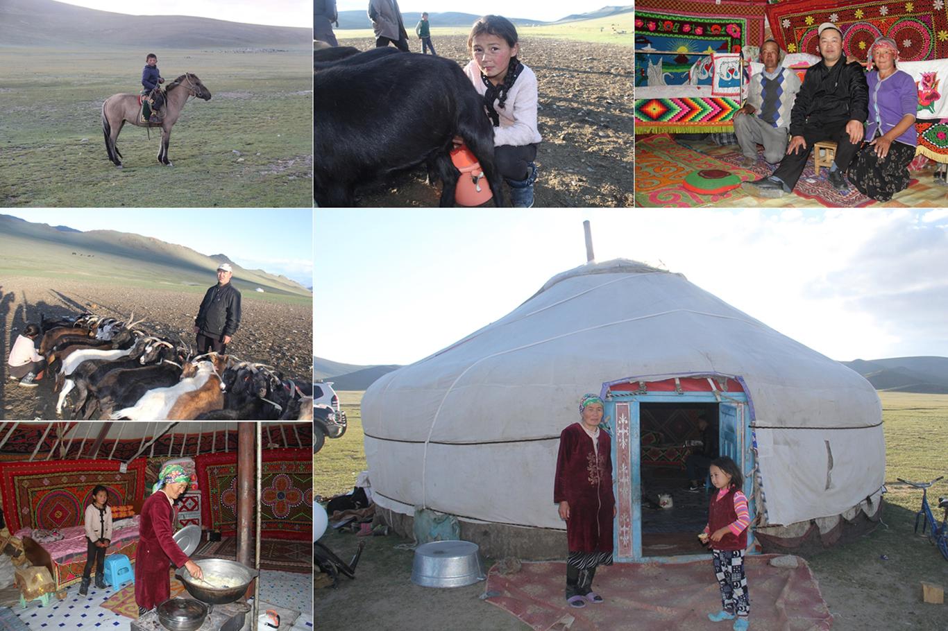 Kazak Müslümanların göçebe yaşamı